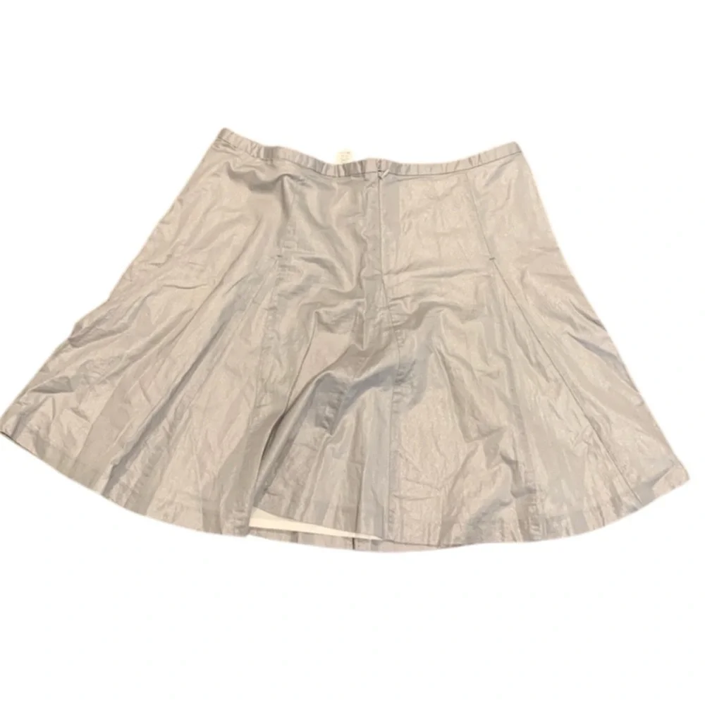 J.Crew Silver shimmery skirt
